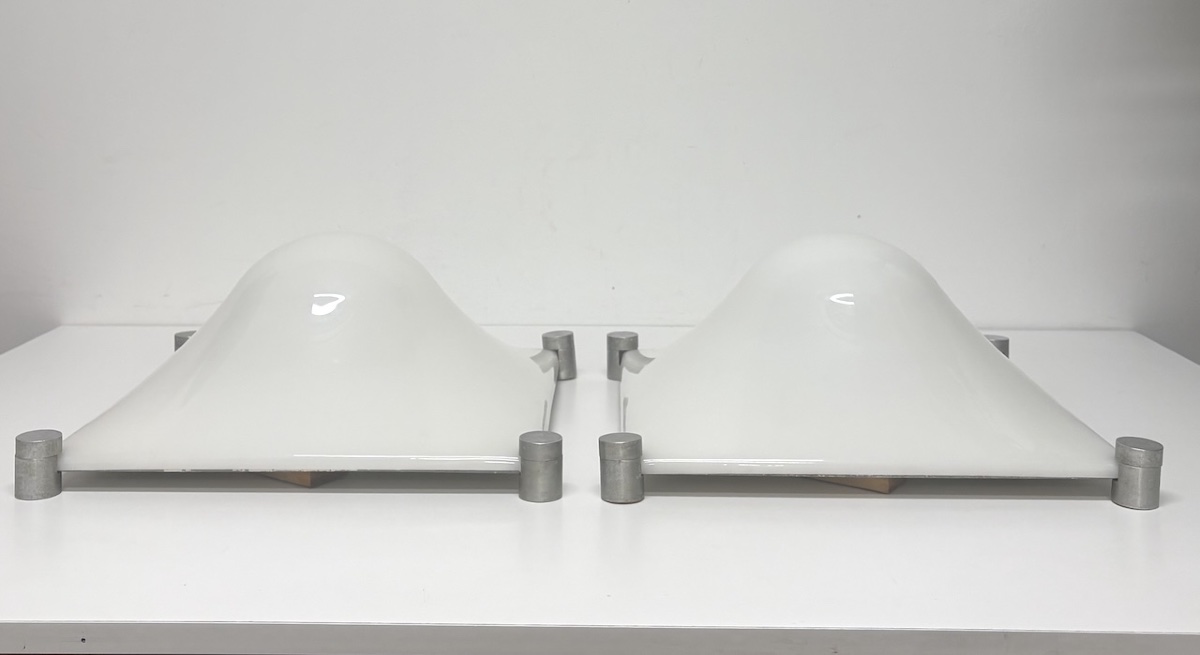 Martinelli Luce Bolla Vintage Ceiling Light And Wall Sconces, 1960s–1970s, Ref. 1201 -photo-3