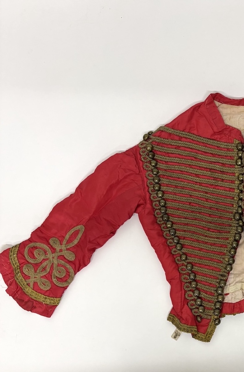 Costume Enfant et son Shako Ecarlate Brandebourgs Dolman de Trompette second Empire Ref1210-photo-2