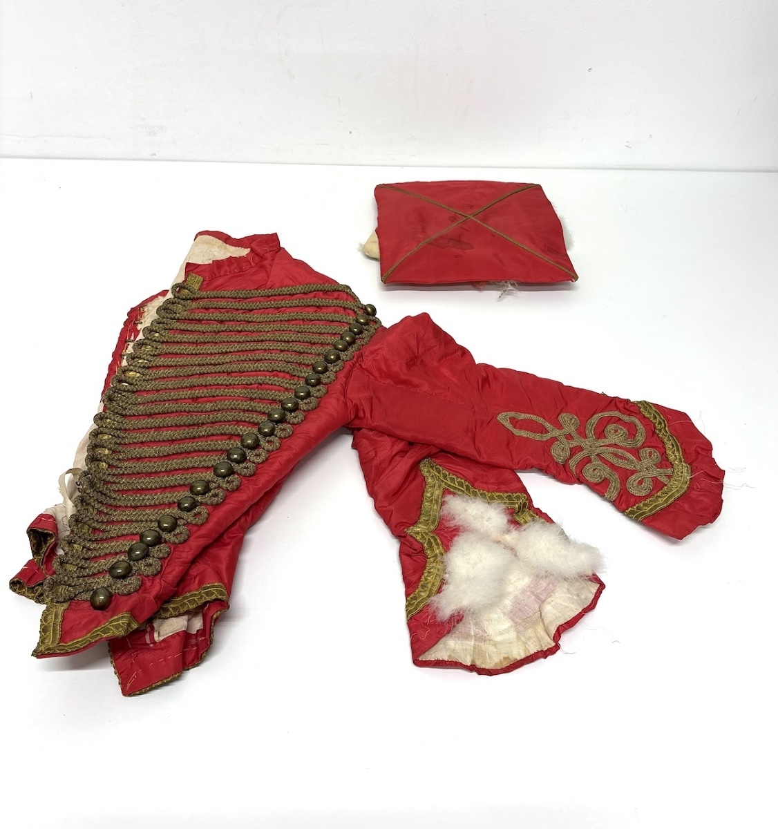 Costume Enfant et son Shako Ecarlate Brandebourgs Dolman de Trompette second Empire Ref1210-photo-3