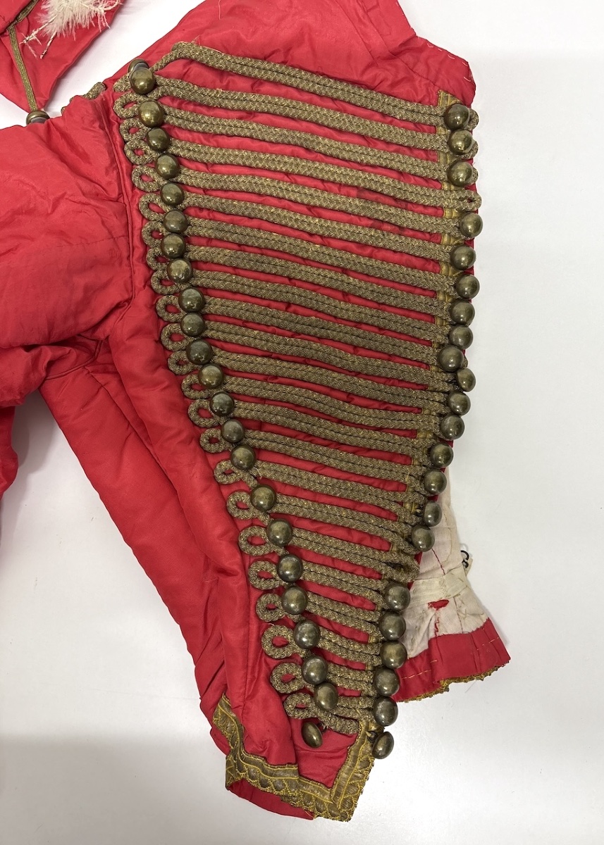 Costume Enfant et son Shako Ecarlate Brandebourgs Dolman de Trompette second Empire Ref1210-photo-5