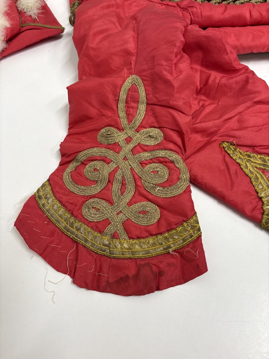 Costume Enfant et son Shako Ecarlate Brandebourgs Dolman de Trompette second Empire Ref1210-photo-6