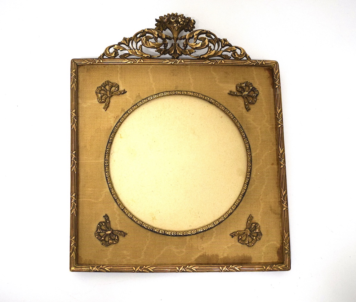 Gilded Bronze Louis XVI-style Photo Or Miniature Frame For Hanging, Circa 1900, Ref. 1213-photo-7