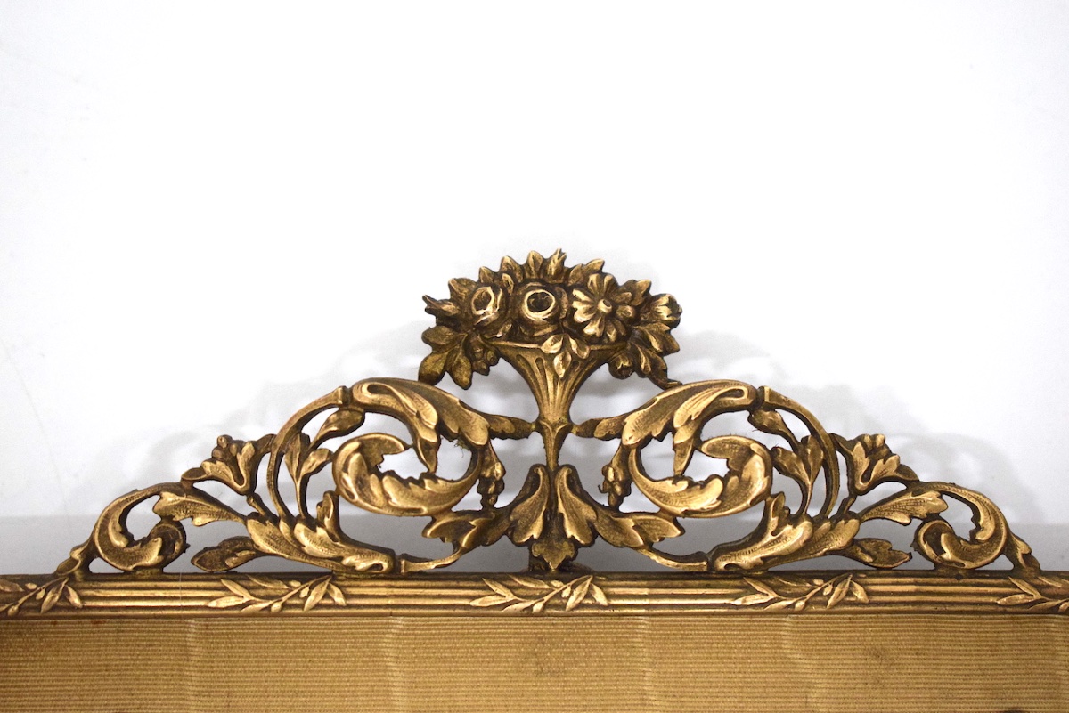 Gilded Bronze Louis XVI-style Photo Or Miniature Frame For Hanging, Circa 1900, Ref. 1213-photo-8