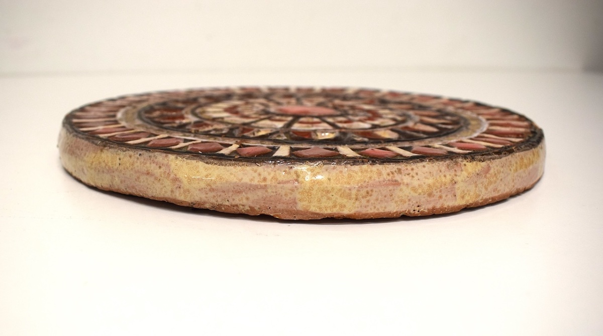 Ceramic Trivet  In The Style Of Roland Zobel   Circa 1970 Ref. 1215-photo-2