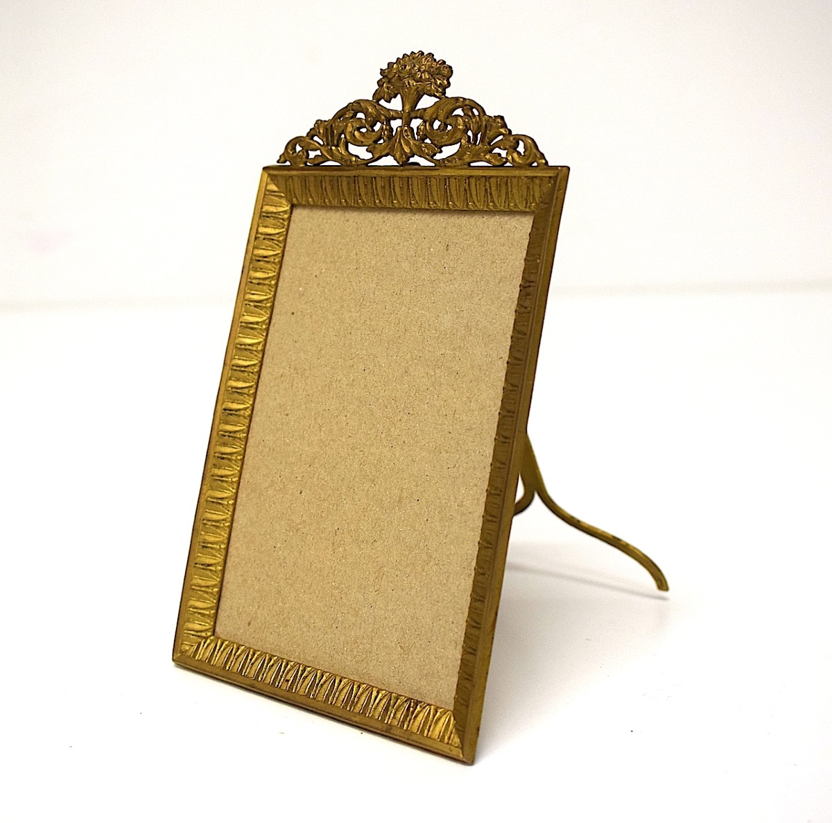 Cadre porte  photo Style Louis XVI Bronze Doré Ref1217 -photo-2