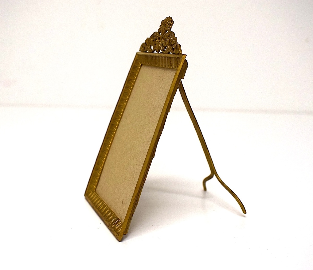 Cadre porte  photo Style Louis XVI Bronze Doré Ref1217 -photo-3