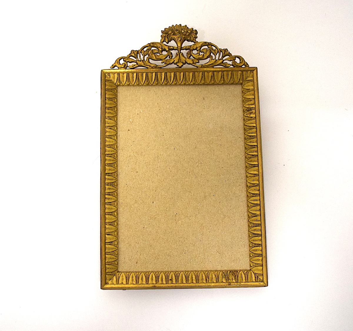 Cadre porte  photo Style Louis XVI Bronze Doré Ref1217 -photo-5