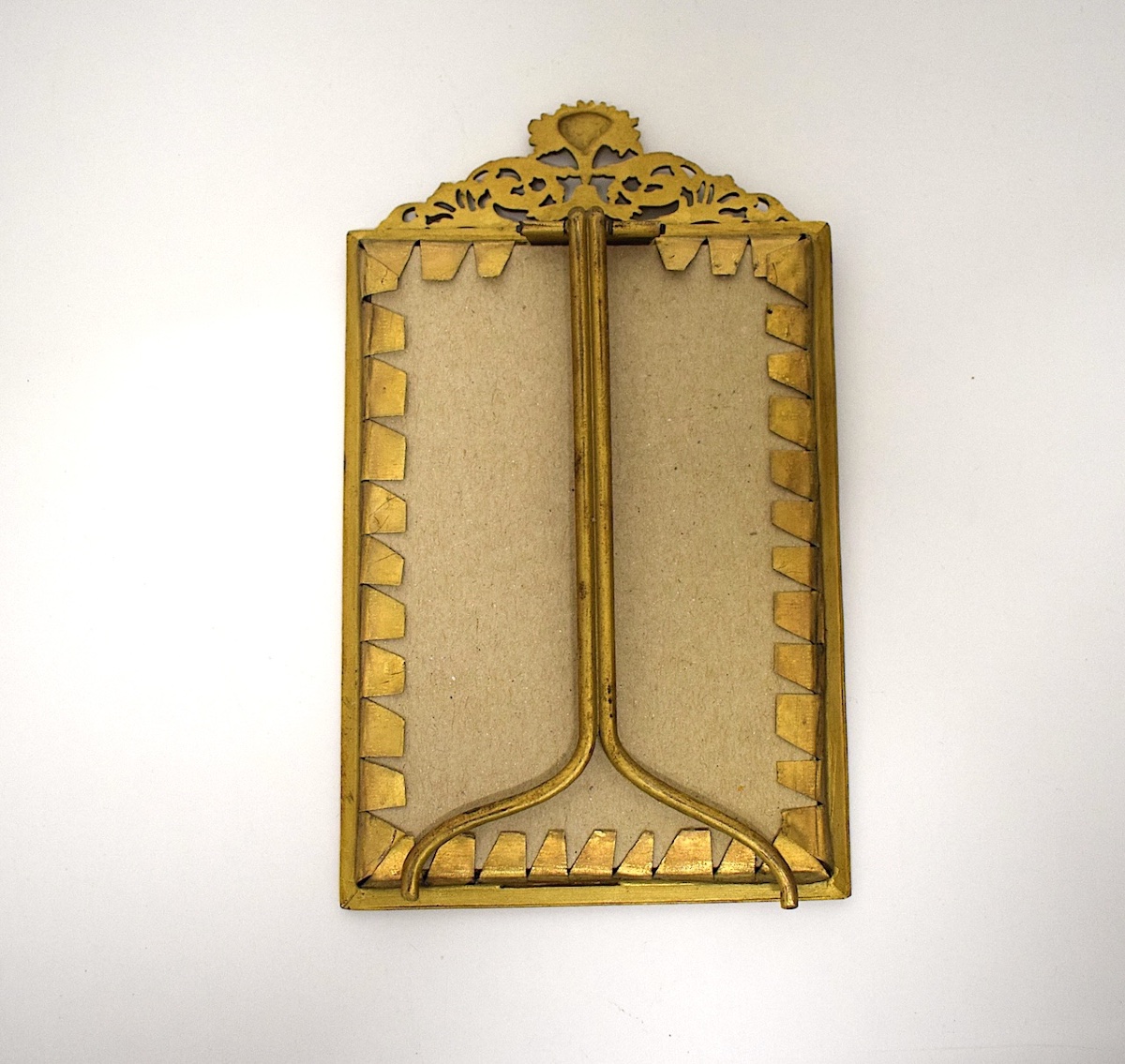 Cadre porte  photo Style Louis XVI Bronze Doré Ref1217 -photo-6
