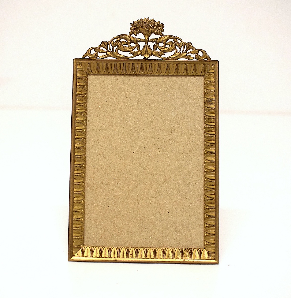 Cadre porte  photo Style Louis XVI Bronze Doré Ref1217 