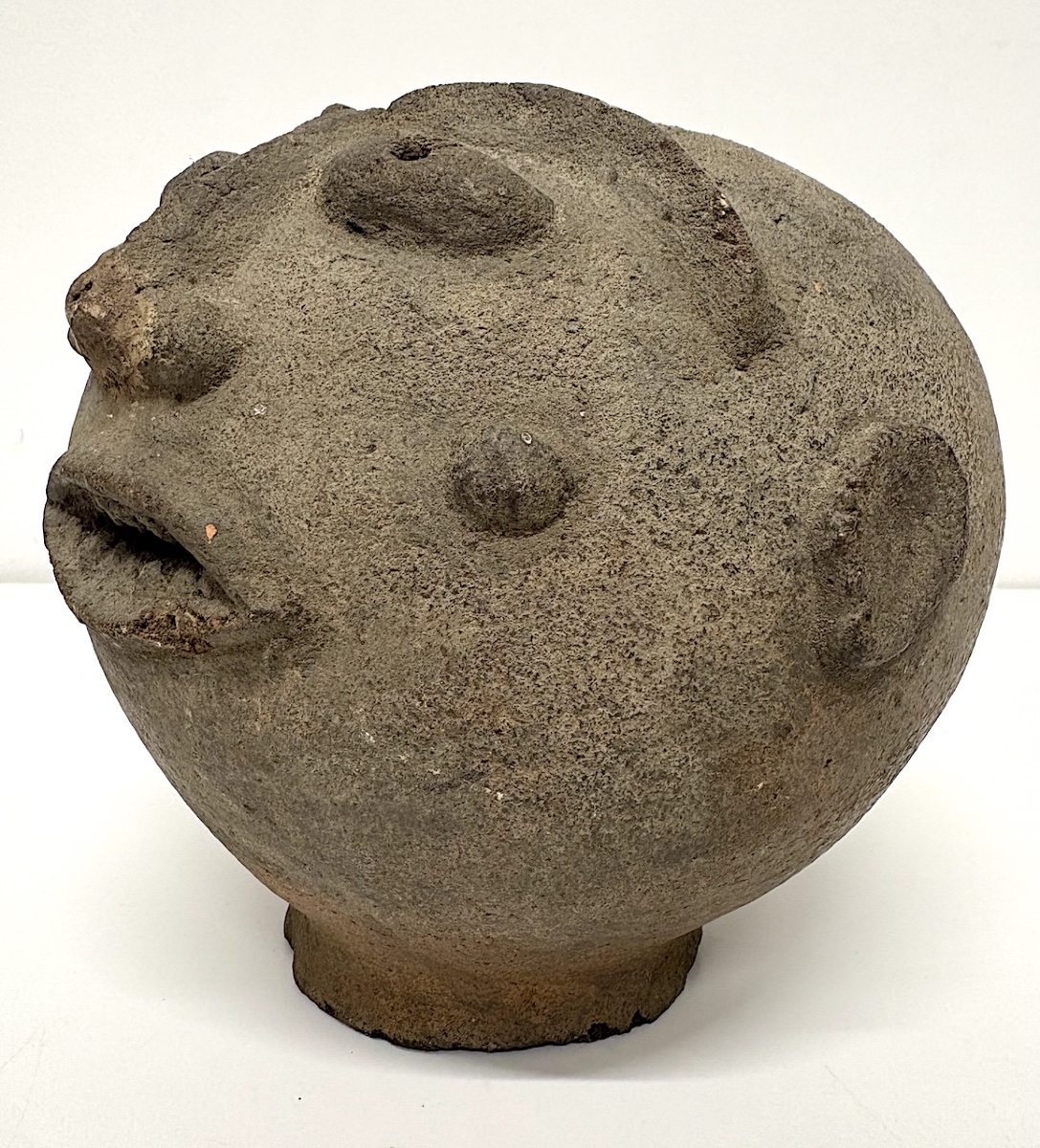 Vase Anthropomorphe ou Tête terre cuite Afrique de l ' Ouest  art tribal Ref1218-photo-3