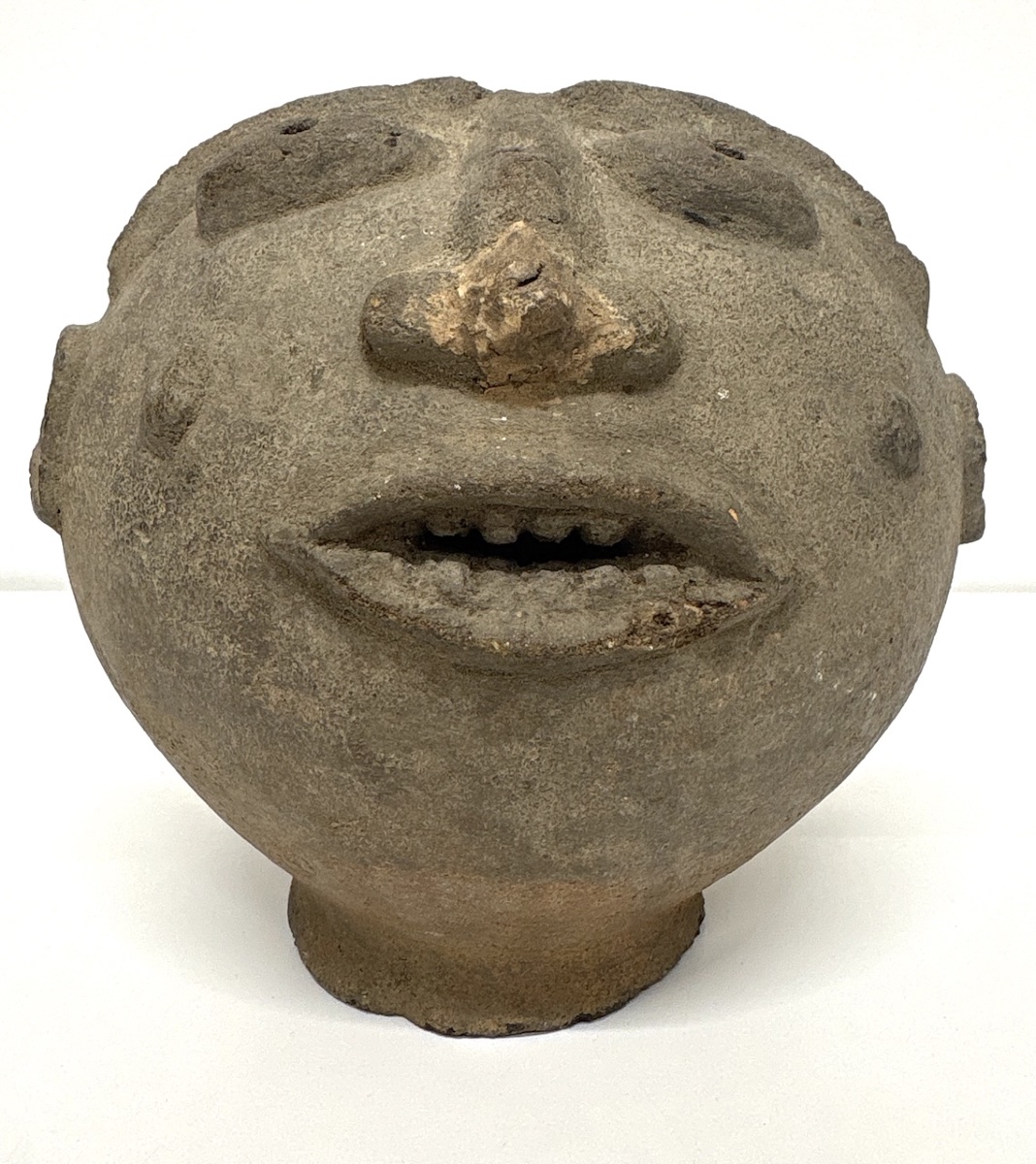 Vase Anthropomorphe ou Tête terre cuite Afrique de l ' Ouest  art tribal Ref1218-photo-4