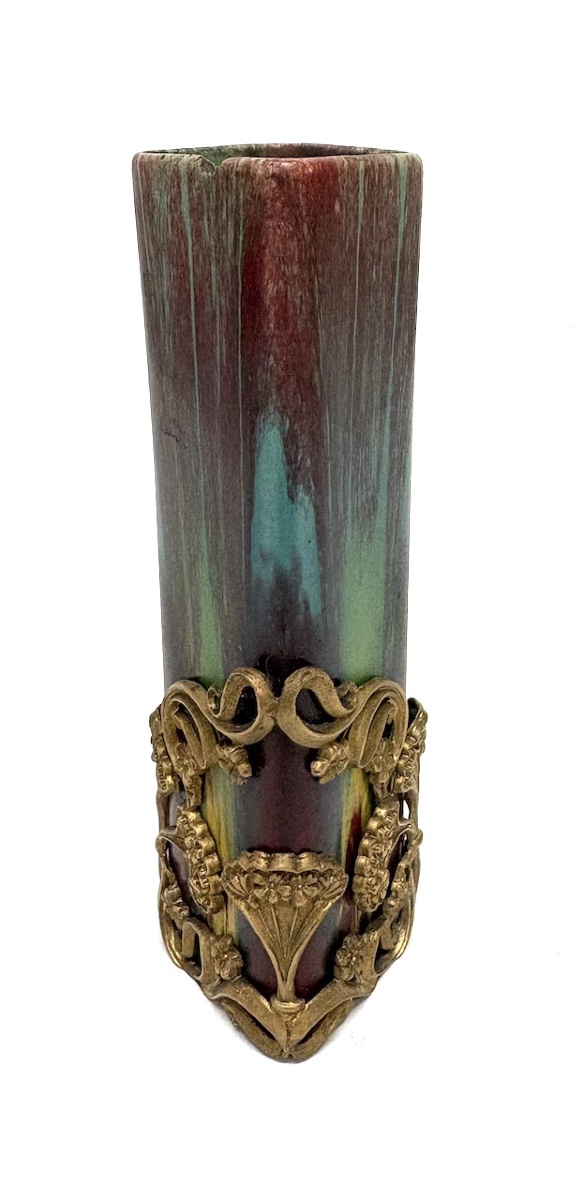 Eugene Baudin Vase Céramique Bronze Art Nouveau exposition universelle 1900 Ref1220-photo-1