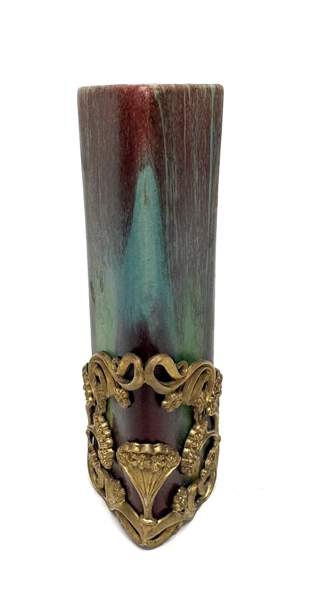 Eugene Baudin Vase Céramique Bronze Art Nouveau exposition universelle 1900 Ref1220-photo-2