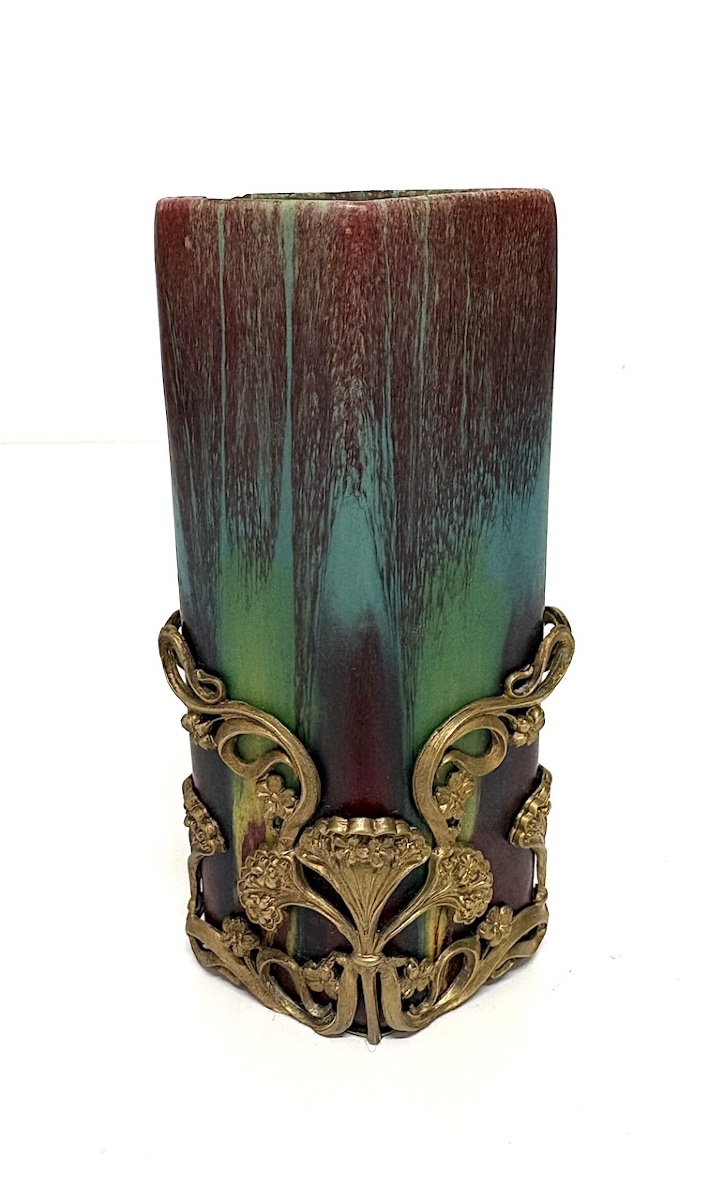 Eugene Baudin Vase Céramique Bronze Art Nouveau exposition universelle 1900 Ref1220-photo-7