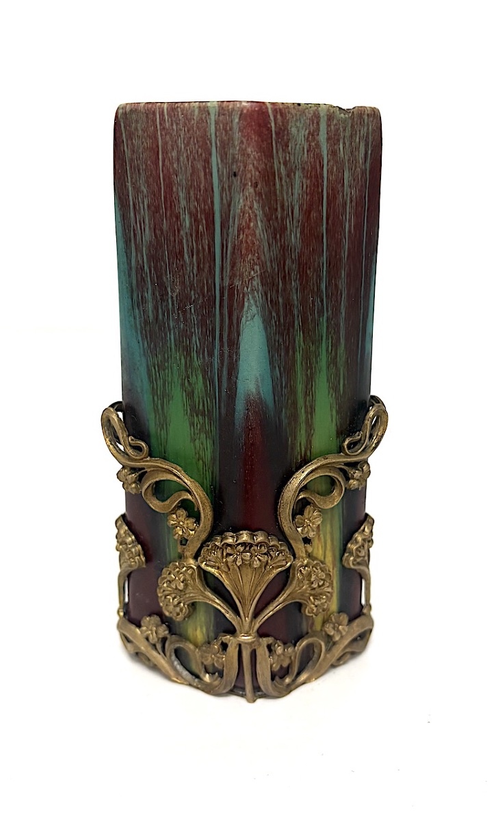 Eugene Baudin Vase Céramique Bronze Art Nouveau exposition universelle 1900 Ref1220-photo-8