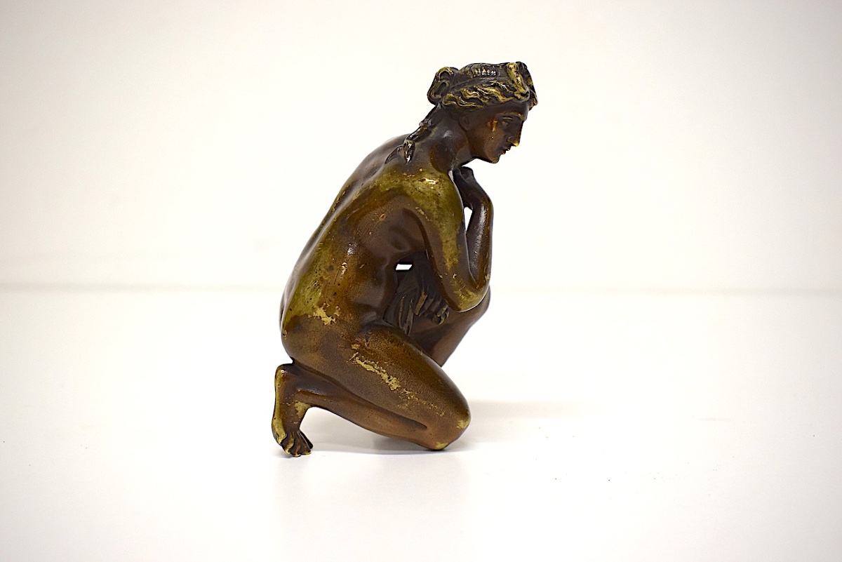 Bronze  Modest Nude Venus, 17th Century, After Antoine Coysevox, Ref. 1221-photo-2