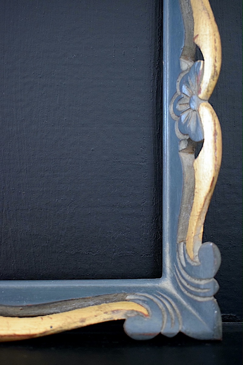 1950s Frame With Openwork Floral Design  Frame Dimensions: 25.5 X 19.5 Cm, Size Similar To 2f Frame Ref. C12-photo-2