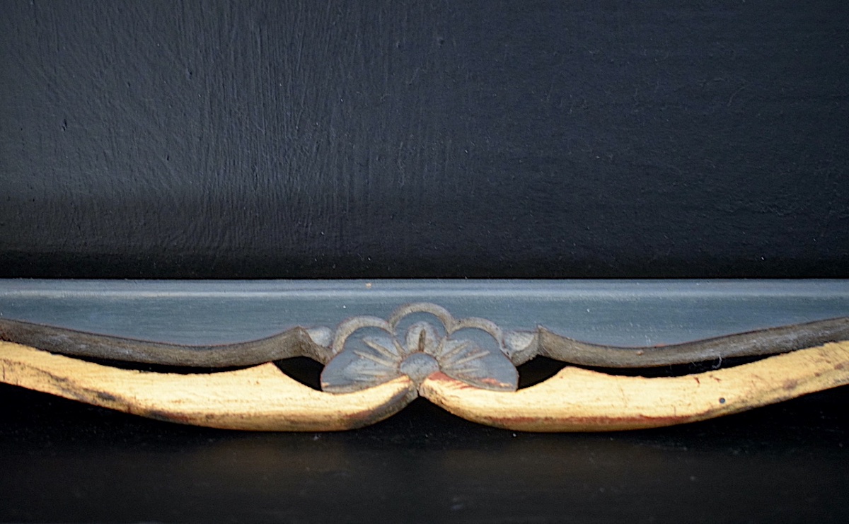 1950s Frame With Openwork Floral Design  Frame Dimensions: 25.5 X 19.5 Cm, Size Similar To 2f Frame Ref. C12-photo-3