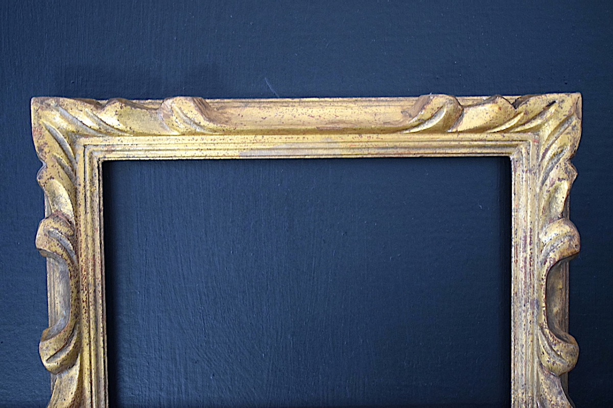 CADRE bois doré début du XX ème siècle  Feuillure 24 x 16 cm format pour tableau 2P FRAME Ref C-photo-4