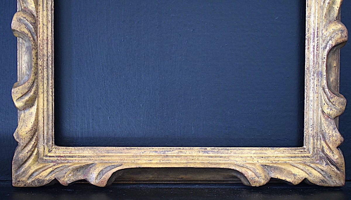 CADRE bois doré début du XX ème siècle  Feuillure 24 x 16 cm format pour tableau 2P FRAME Ref C-photo-2