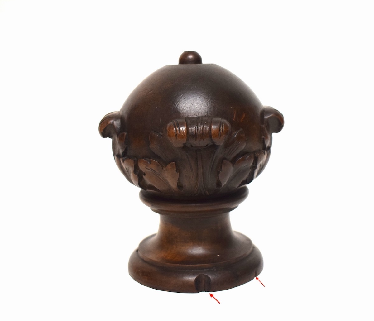 19th-century Neo-renaissance Carved Wooden Staircase Baluster, Ref. 1227 -photo-4