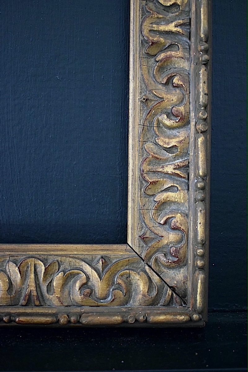 CADRE fin XIX ème Art nouveau doré  Feuillure 30 x 22,5 cm  FRAME Ref C1298-photo-2