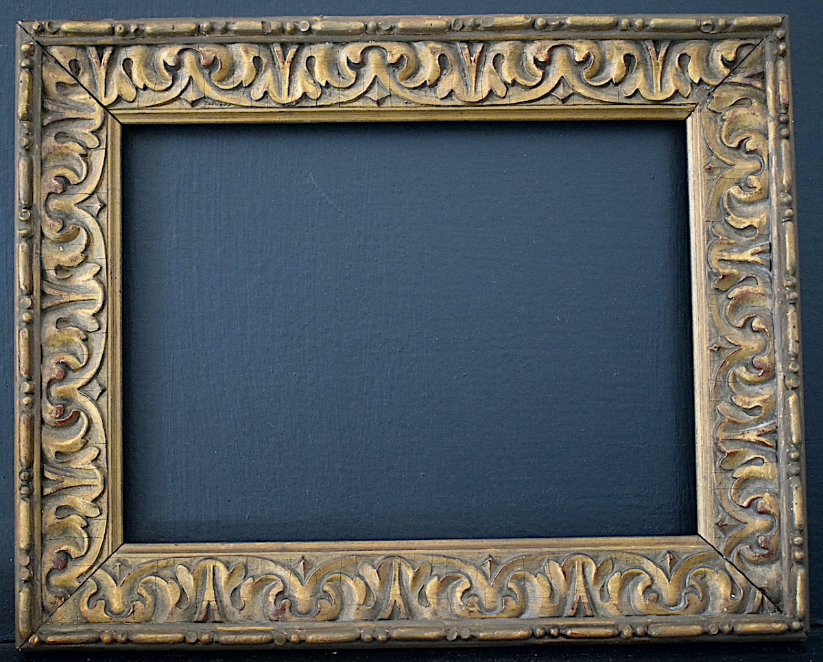 CADRE fin XIX ème Art nouveau doré  Feuillure 30 x 22,5 cm  FRAME Ref C1298