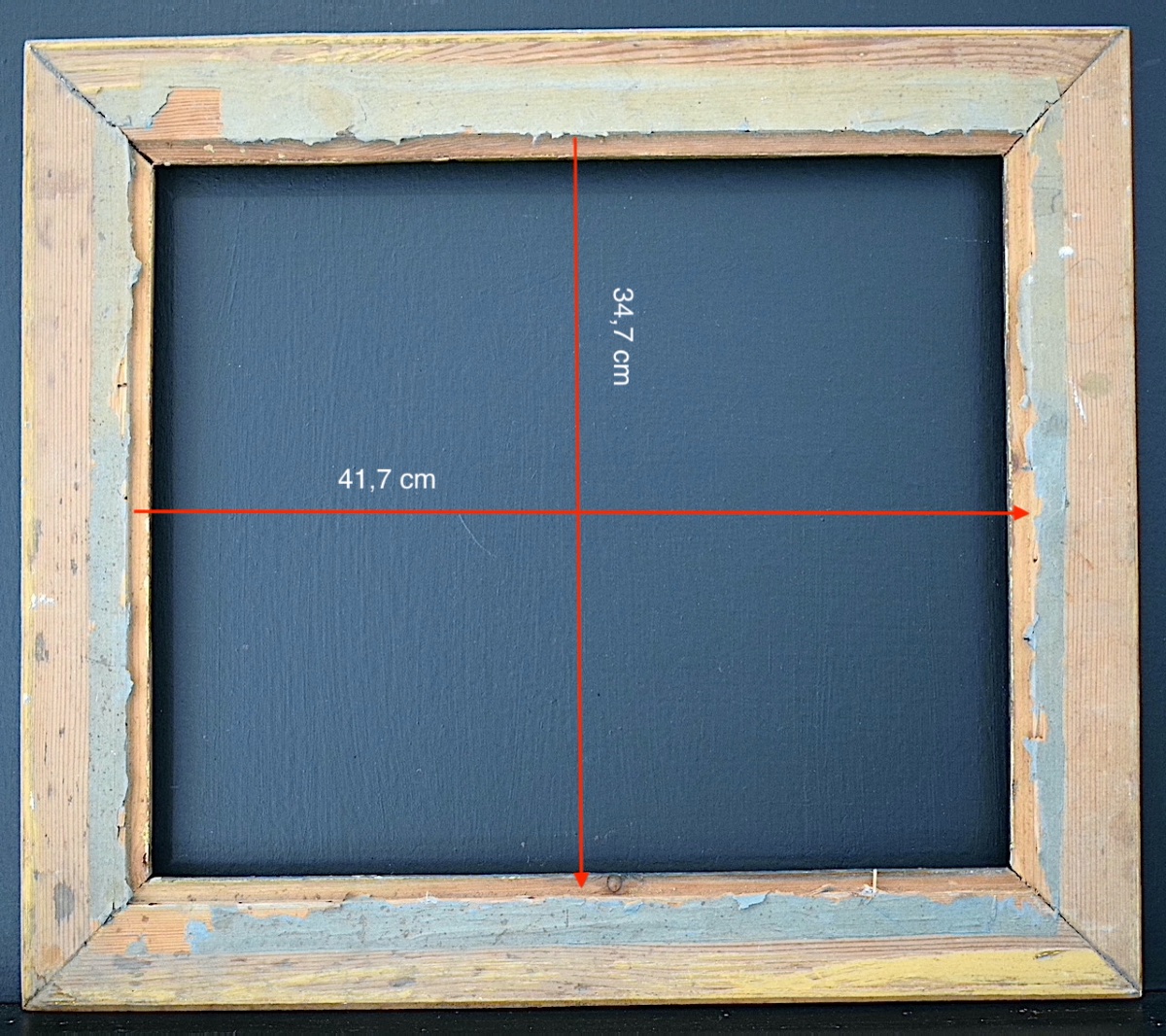 CADRE Art déco doré  Feuillure 41 x 33 cm  format 6F pour tableau FRAME Ref C1301-photo-2
