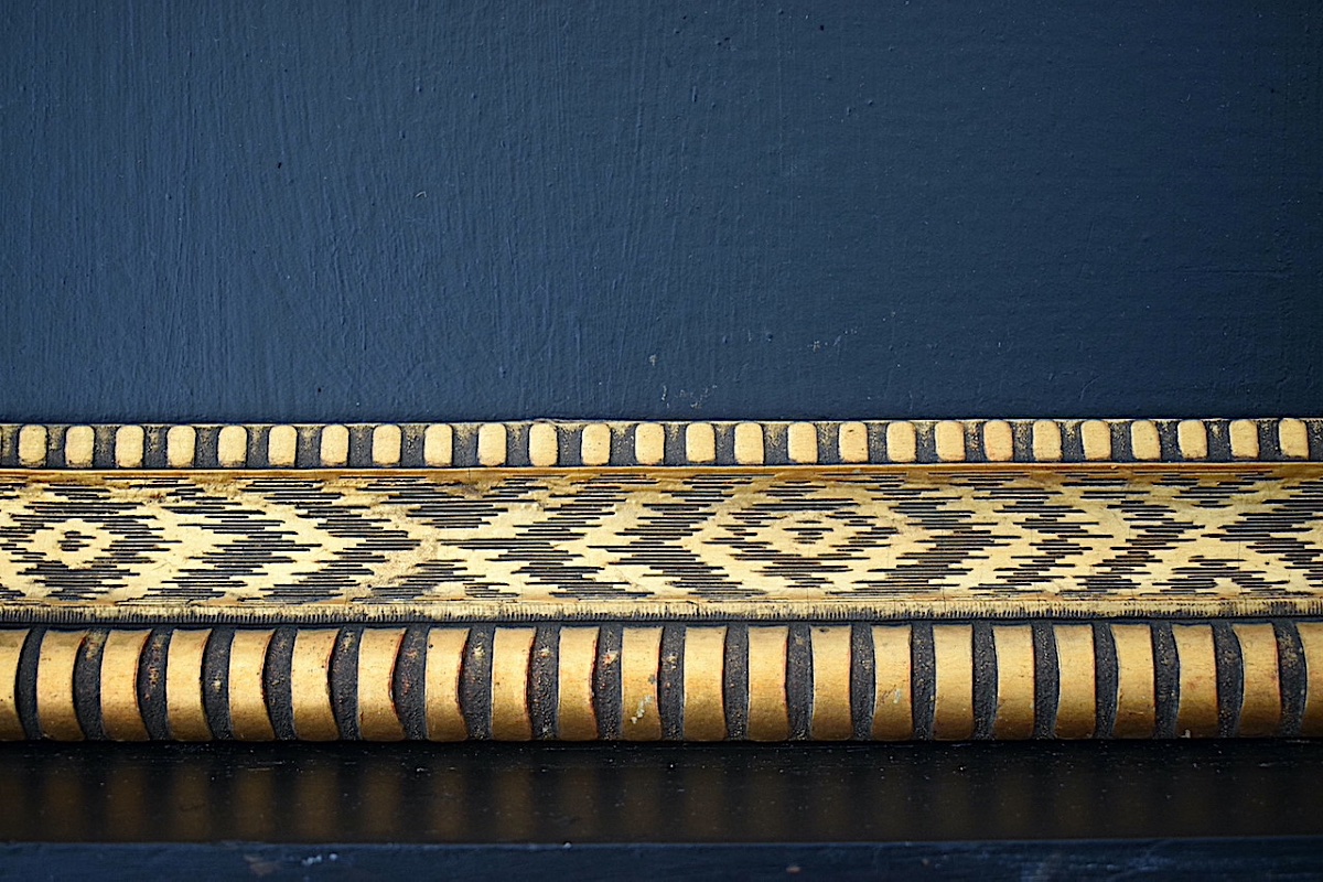 CADRE Art déco doré  Feuillure 41 x 33 cm  format 6F pour tableau FRAME Ref C1301-photo-3