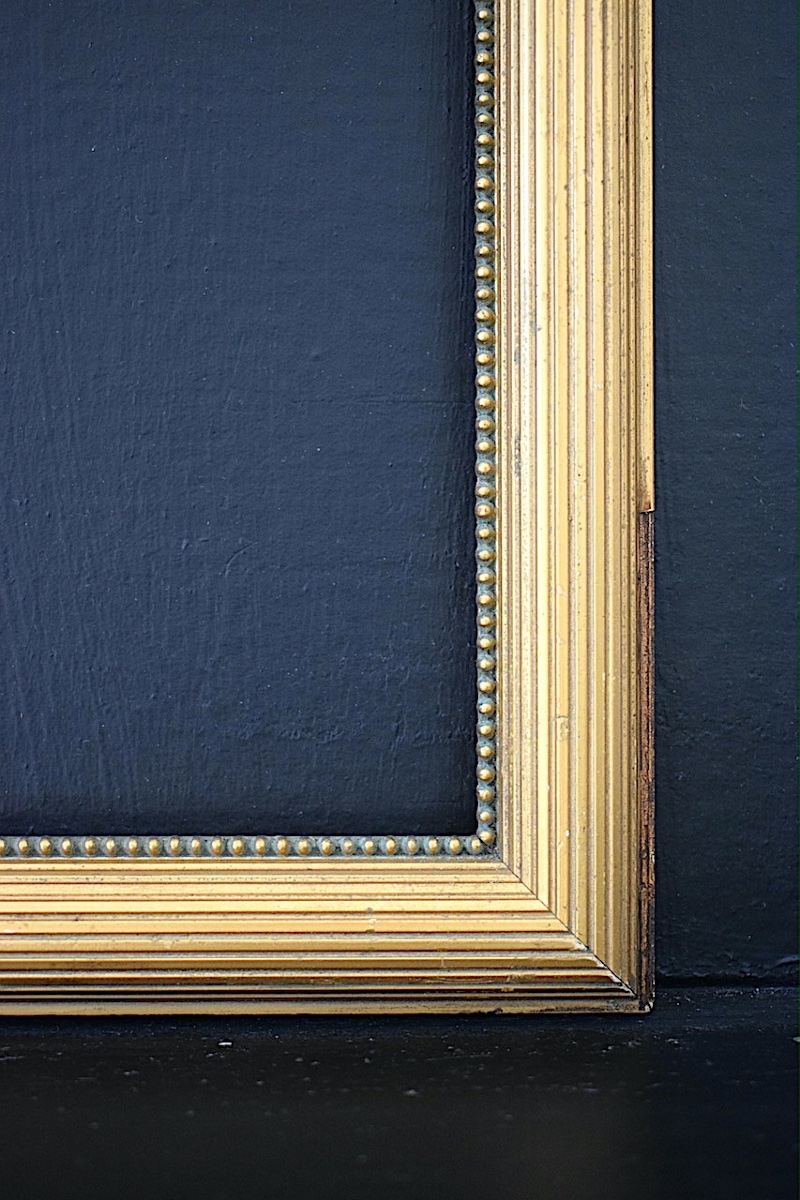 "degas" Frame, Early 20th Century, 27 X 16 Cm Gilded Frame For A 3m Painting, Ref. C1303-photo-2
