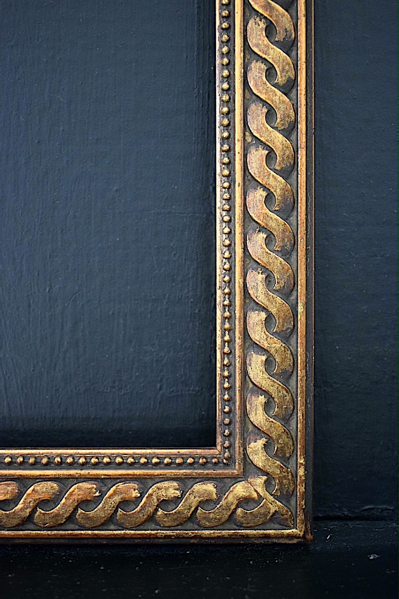 CADRE doré début XX ème Feuillure 27 x 22 cm format  tableau 3F FRAME Ref C1305-photo-2