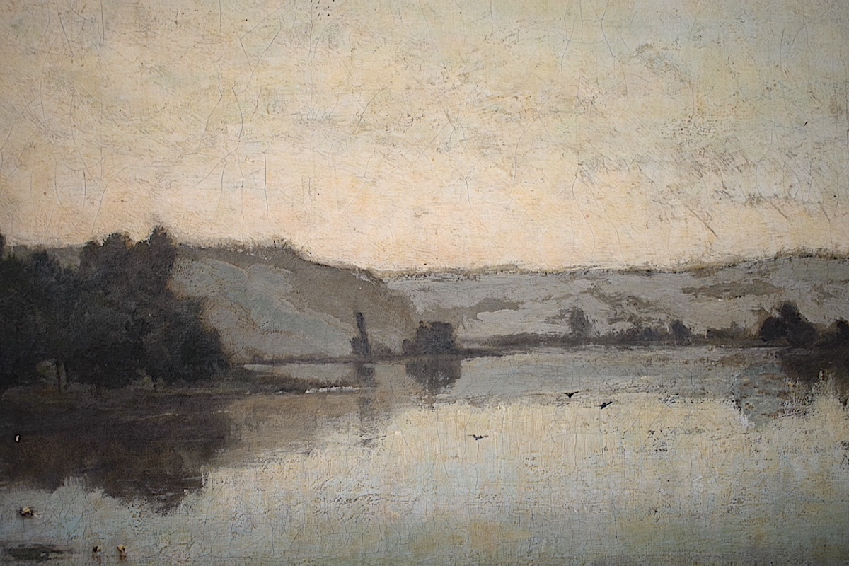 Édouard Jules Joseph HUBERTI belge XIX ème siècle paysage animé RT1492-photo-6