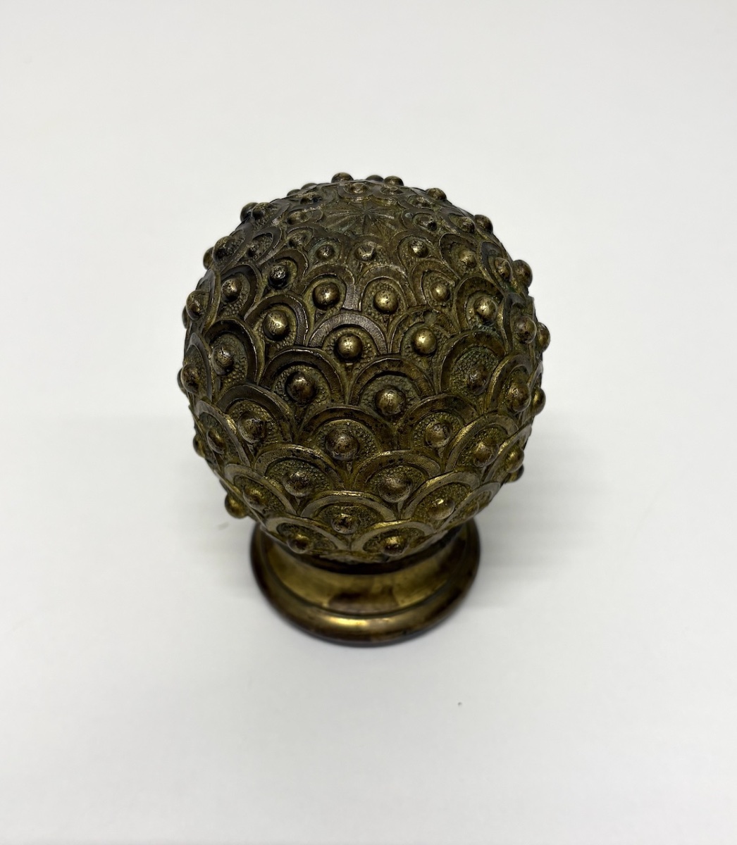 Staircase Knob Or Ball, Gilded Bronze, 19th-century Renaissance Style, Ref. 1188-photo-3