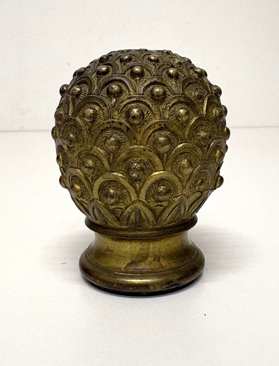 Staircase Knob Or Ball, Gilded Bronze, 19th-century Renaissance Style, Ref. 1188