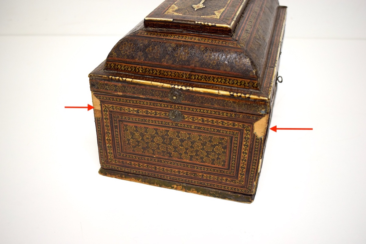 Persian Khatam Kari Inlay And Lacquer Box Set, Orientalist Style, Ref. 1189-photo-6