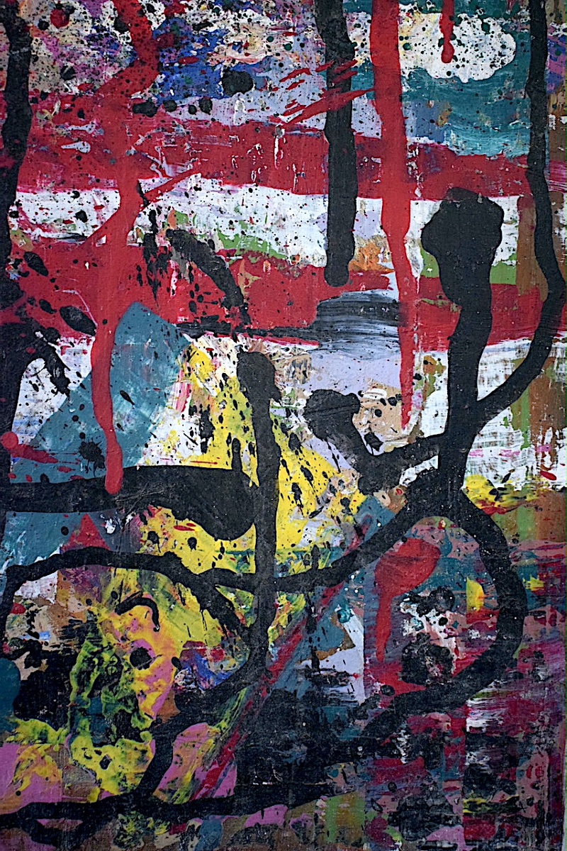 Unsigned Abstract, 1950s–1960s, Art Informel, Mixed Media, Rt1494-photo-4