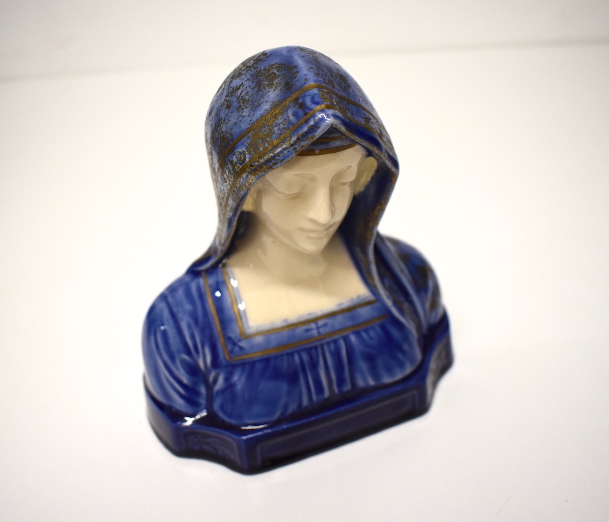 Attilio Fagioli Buste En Céramique De La Vierge Marie religion  Ref1199