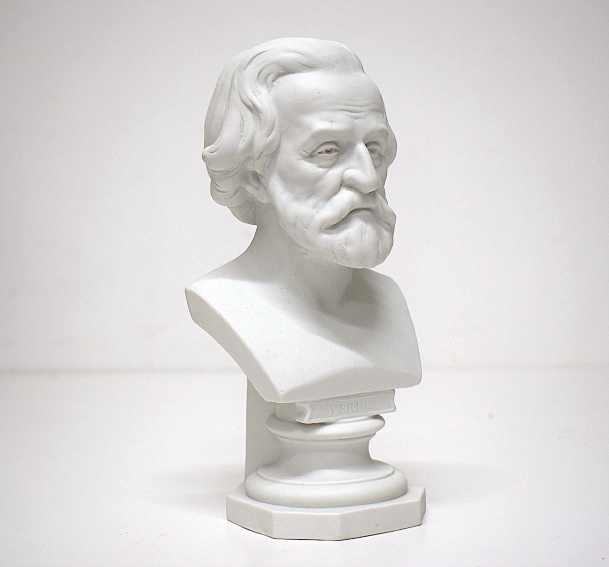 Buste En Biscuit De Giuseppe Verdi Manufacture&nbsp;scheibe-Alsbach Musique Ref1201-photo-2
