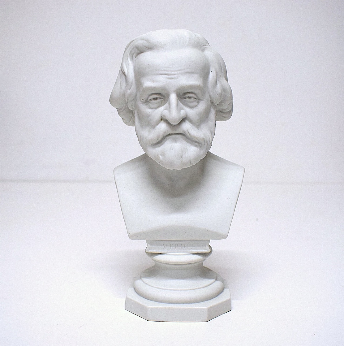 Buste En Biscuit De Giuseppe Verdi Manufacture&nbsp;scheibe-Alsbach Musique Ref1201
