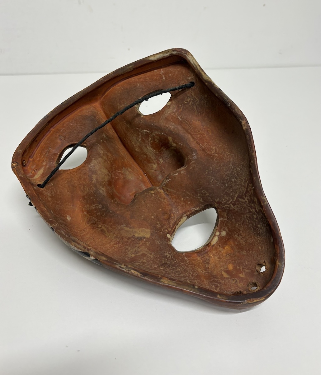 Handcrafted Primitive Art Mask, Painted Terracotta, Ref. 1210 -photo-7