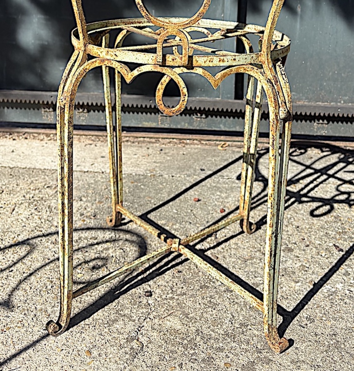 Three Art Deco Wrought-iron Chairs Attributed To Jean Charles Moreux, Ref. 1220 -photo-5