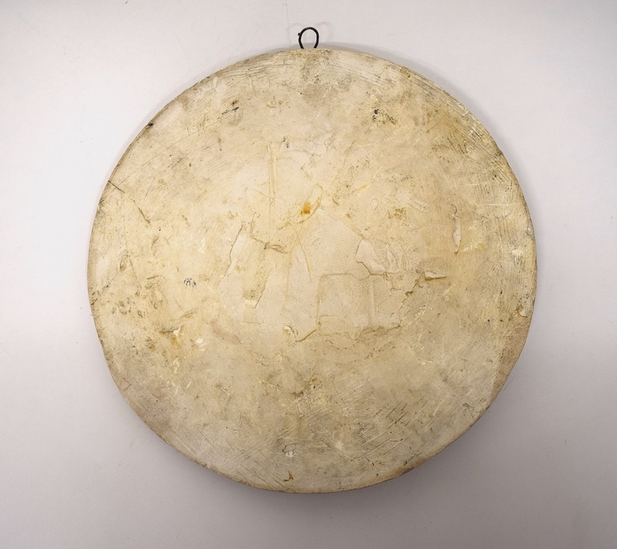 François Régis Chaumartin Plaster Medallion  Self-portrait   By The Artist Ref1218-photo-5
