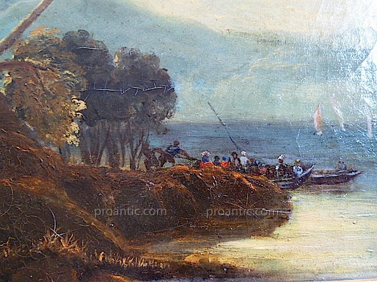 Marine Boats Orientalist Landscape Restore XVIII XIX 18th 19th Rt9-photo-1