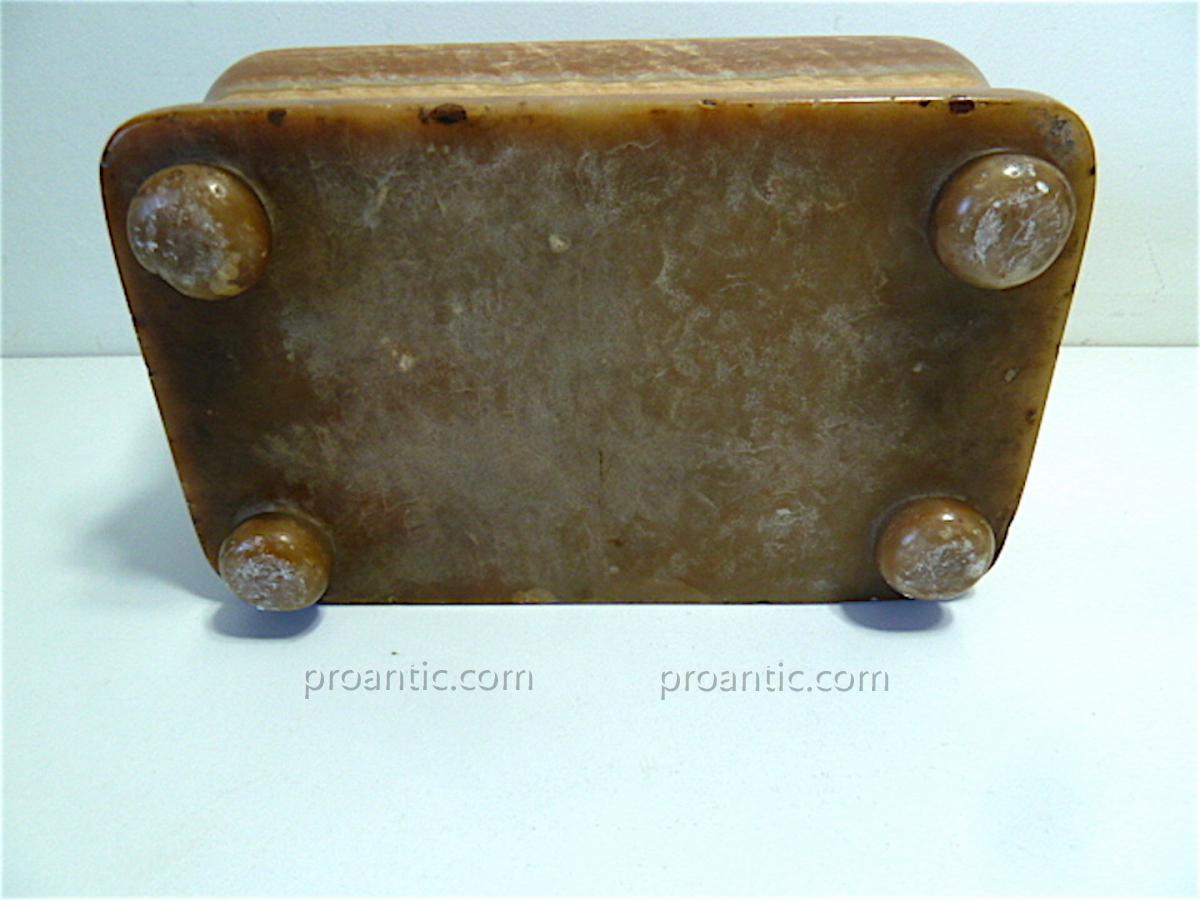 Box With Viscera Box XVIIth Alabaster Louis XIV Stone Hard Médical Ref65-photo-5