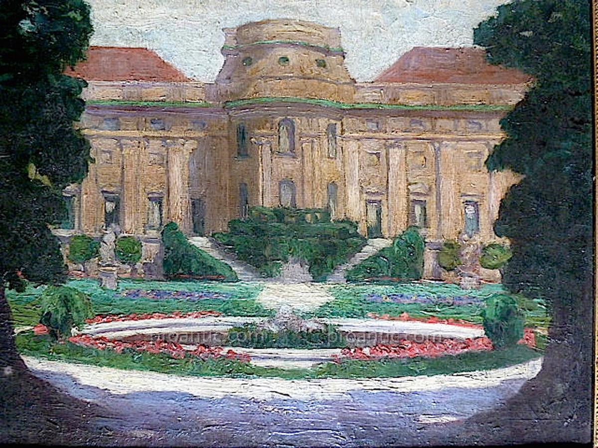 Krauss Signé XIX XX Viennes Autriche Palais Schwarzenberg Monument Historique RT49-photo-2