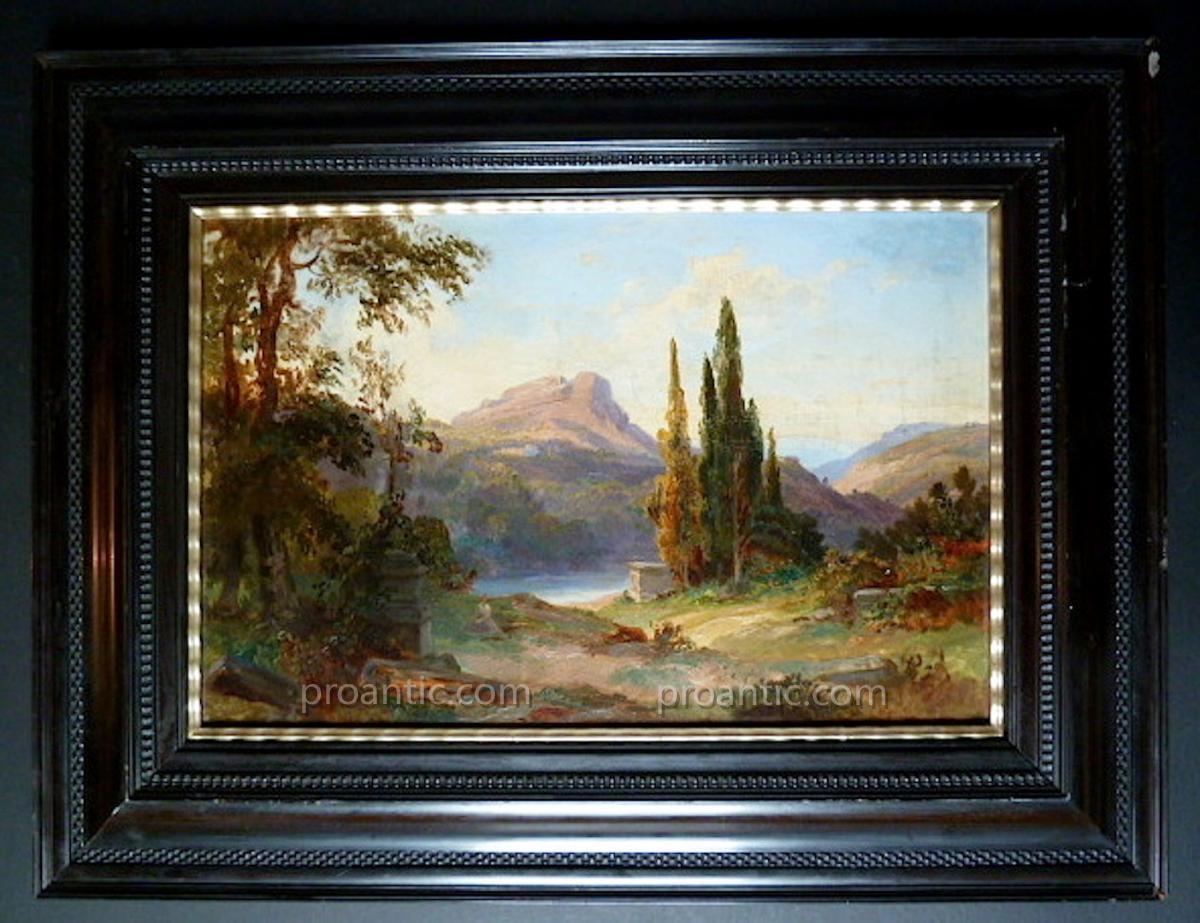 Provence Provençal Provence Impressionnisme Romantic XX Signed To Identify Rt50