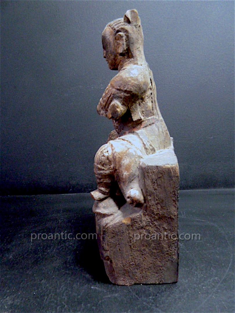 Chinese Warrior Carved Wood China Chinese Chinese China 19th XVIII XIX 中国 中國 Ref83-photo-2