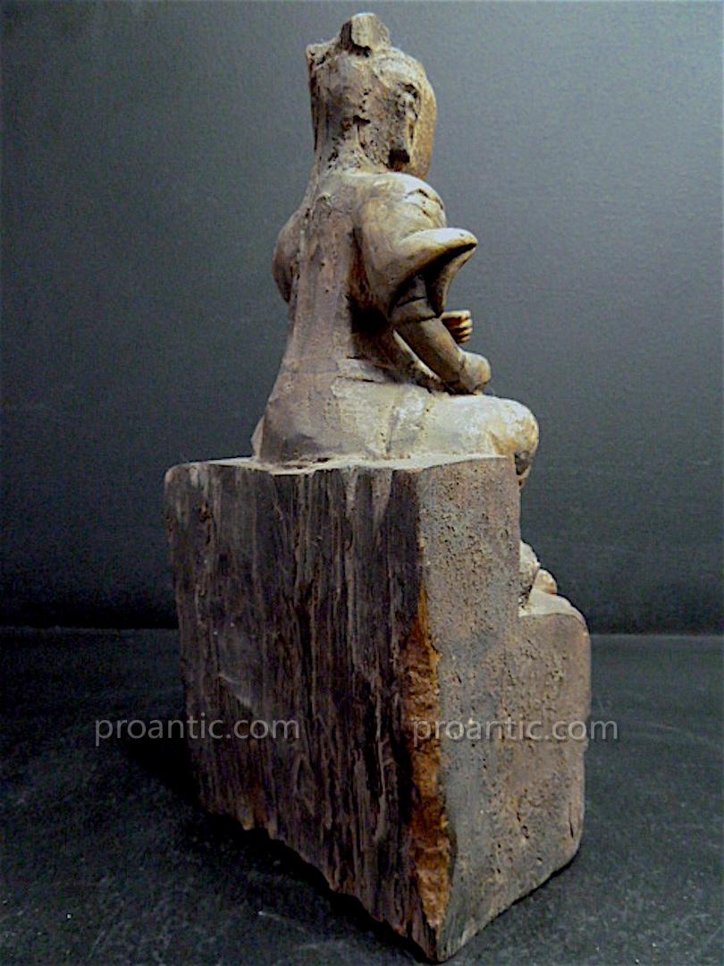 Chinese Warrior Carved Wood China Chinese Chinese China 19th XVIII XIX 中国 中國 Ref83-photo-4