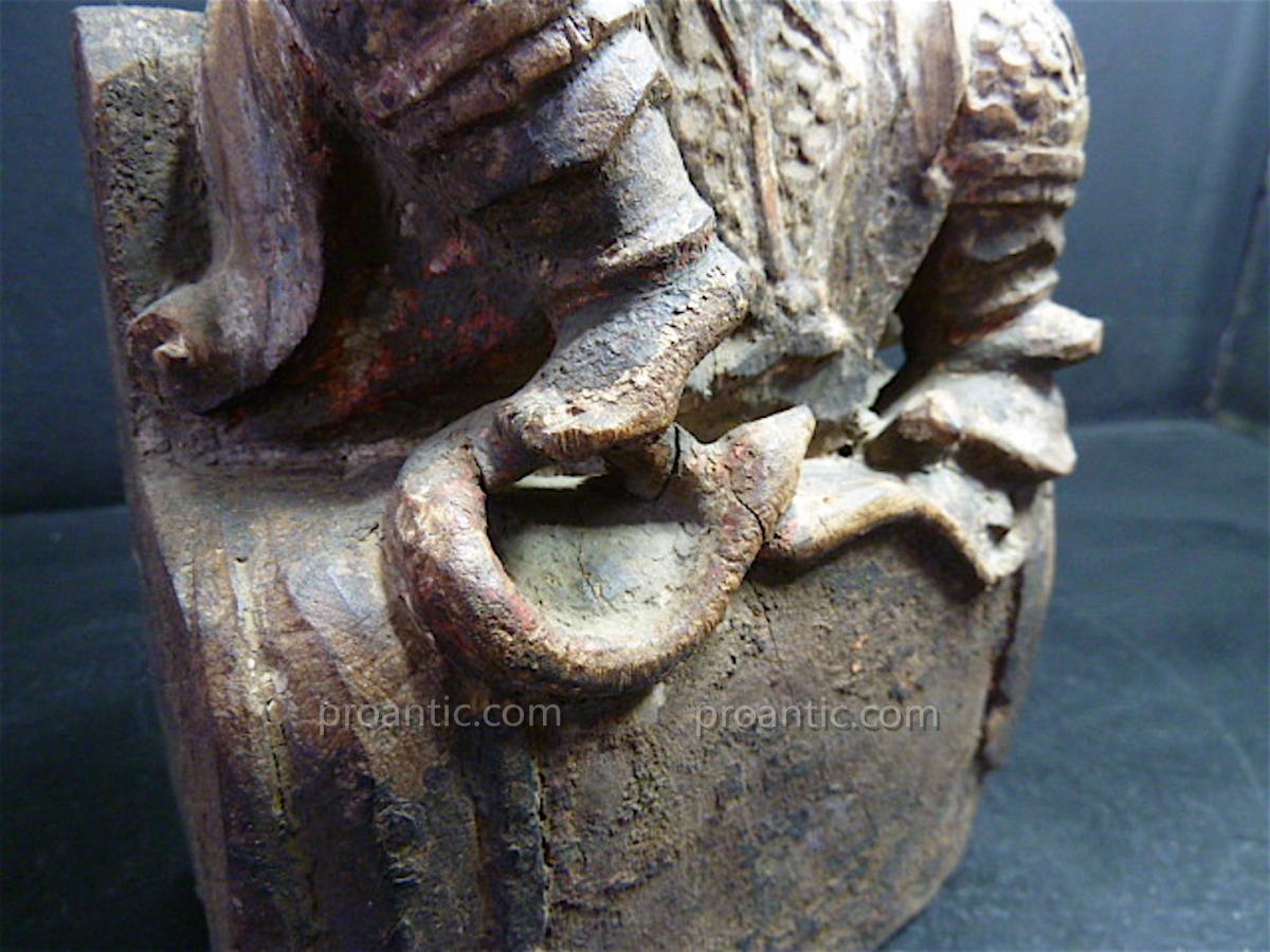 Chinese Warrior Carved Wood China Chinese Chinese China 19th XVIII XIX 中国 中國 Ref83-photo-5