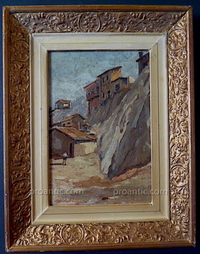 Mountain Landscape Impressionist Signed To Identify XX Rt72